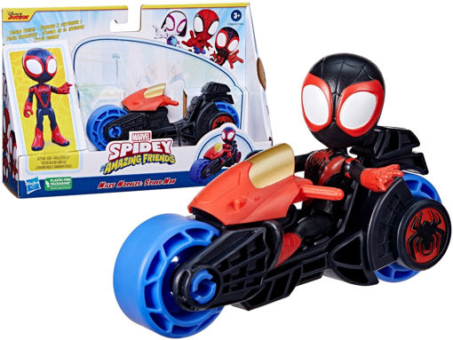 Picture of Miles Morales Figure & Motorcycle